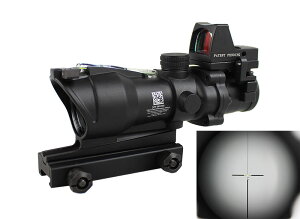 TR ACOG4×32�X�R�[�v��RMR�h�b�g���v���J �W���`���[�u���O���[������ �u���b�N BK Black 20mm���[�� 4�{�Œ�