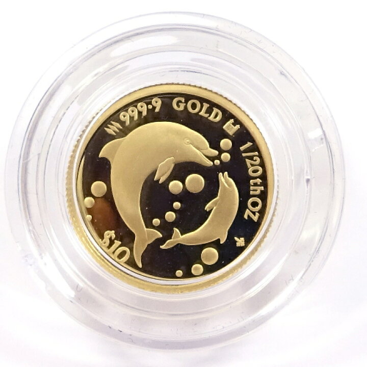 楽天市場】純金K24金コイン金貨 イルカ （dolphin）1/20オンス（10 