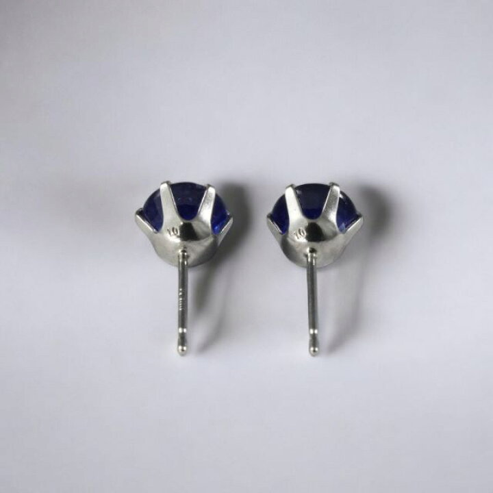 楽天市場】Pt900 サファイア スタッド ピアス 2カラットタイプ【誕生石 