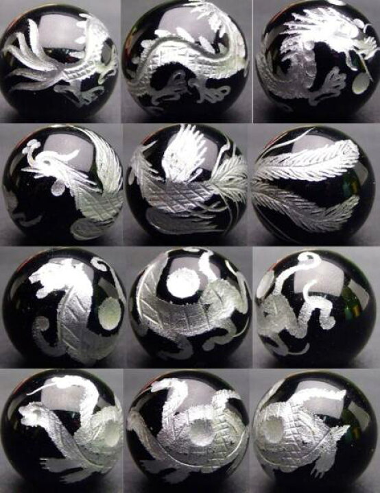楽天市場】≪四神 手彫り 8mm≫○8mm○水晶 クリスタル○オニキス 