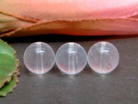 g3-2515E 10mm 1粒売り A ディープローズクォーツ 送料無料有 マダガスカル産 天然石 パワーストーン