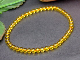 ≪g3-35E≫●4mm●5A●シトリン 黄水晶●ブレスレット●内径調整可能●送料無料有●楽天最安値に挑戦●ブラジル産●天然石●パワーストーン●