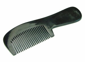 牛角137 かっさプレート 16cm×5cm 櫛型 くし 牛角 頭・顔・ボディのリンパマッサージ 美容 マッサージ用 送料無料 天然