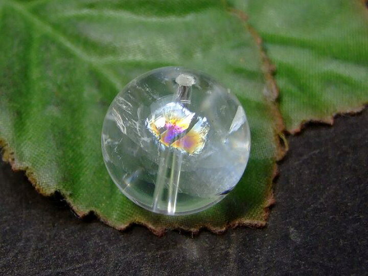 楽天市場】56649 アイリス ホワイトファントム 水晶 クォーツ 虹入り 
