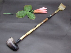 牛角218  牛角 孫の手 まごのて 肩たたき 背中 肩 首 頭・顔・ボディのリンパマッサージ 美容 マッサージ用 送料無料 天然