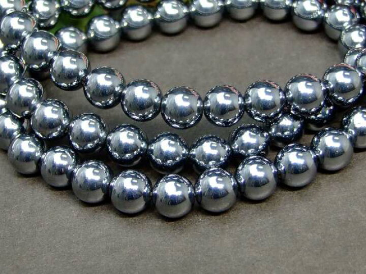 楽天市場】g3-1733A 8mm テラヘルツ 1連57cm ネックレス 3重 