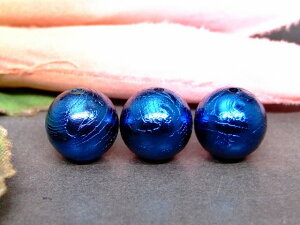 30858G  ブルー ギベオン 鉄隕石 10mm 5A 1粒売り メッキ 鑑別済・本物保証 送料無料 ナミビア産 天然石 パワーストーン