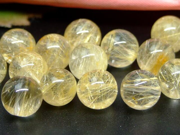 楽天市場】65298 今月の半額 わけあり タイチンルチルクォーツ 7mm 1粒 