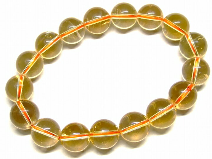 楽天市場】65770 黄水晶 シトリン 12-13mm 5A ブレスレット 内径18cm 