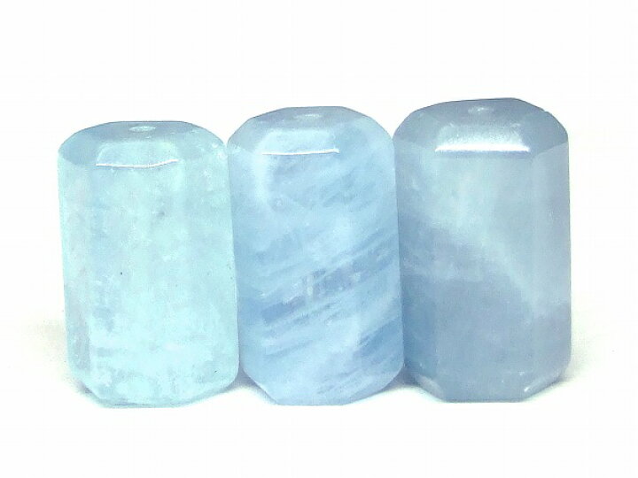 楽天市場】b3-7133A アクアマリン 20mm〜15mm×12mm 1個売り 六角柱 