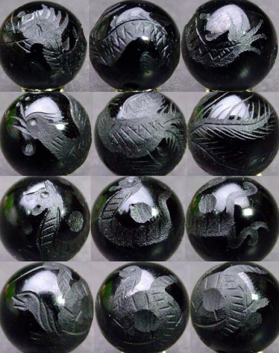 楽天市場】≪四神 手彫り 14mm≫○14mm○水晶 クリスタル○オニキス 