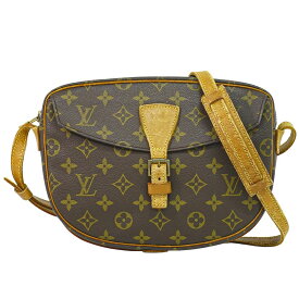 本物 ルイヴィトン LOUIS VUITTON LV ジュヌフィーユ モノグラム ショルダーバッグ ポシェット ブラウン M51226 Jeune Fille ビトン バッグ 中古・
