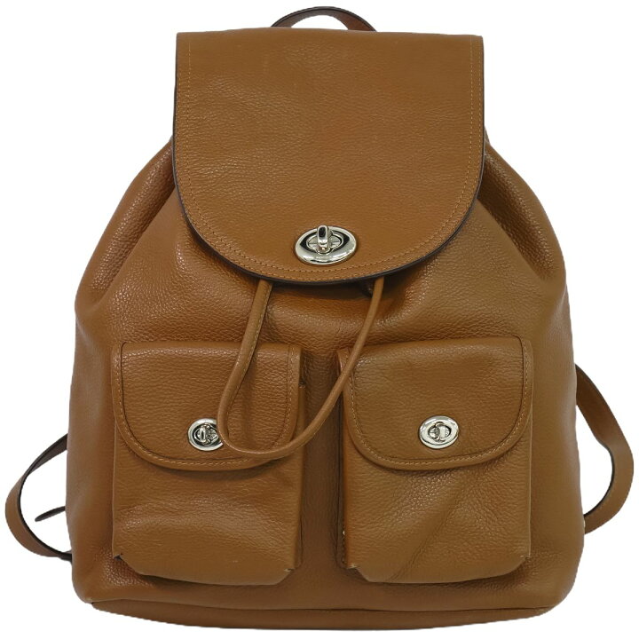 楽天市場】本物 コーチ COACH レザー リュックサック バックパック 