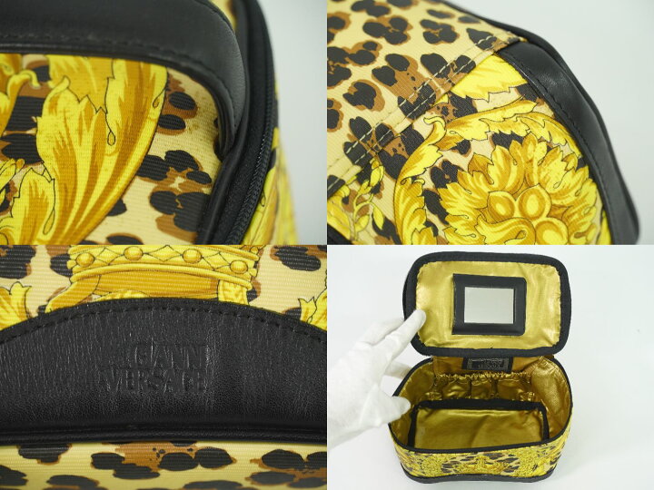 楽天市場】本物 ジャンニ ヴェルサーチ GIANNI VERSACE レオパード柄 