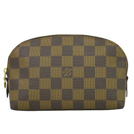 本物 ルイヴィトン LOUIS VUITTON LV ポシェット コスメティック ダミエ エベヌ ポーチ ブラウン N47516 ビトン 雑貨小物 中古・