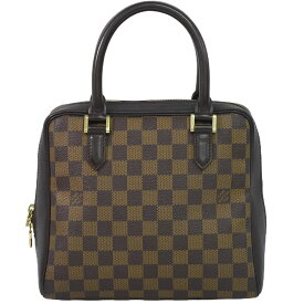 本物 ルイヴィトン LOUIS VUITTON LV ブレラ ダミエ エベヌ ハンドバッグ トートバッグ ブラウン N51150 Brera ビトン バッグ 中古