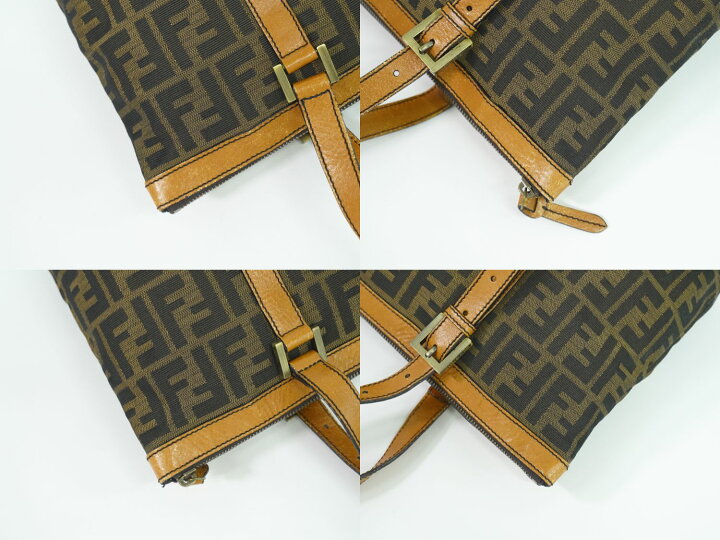 楽天市場】本物 フェンディ FENDI ズッカ ショルダーバッグ トート  
