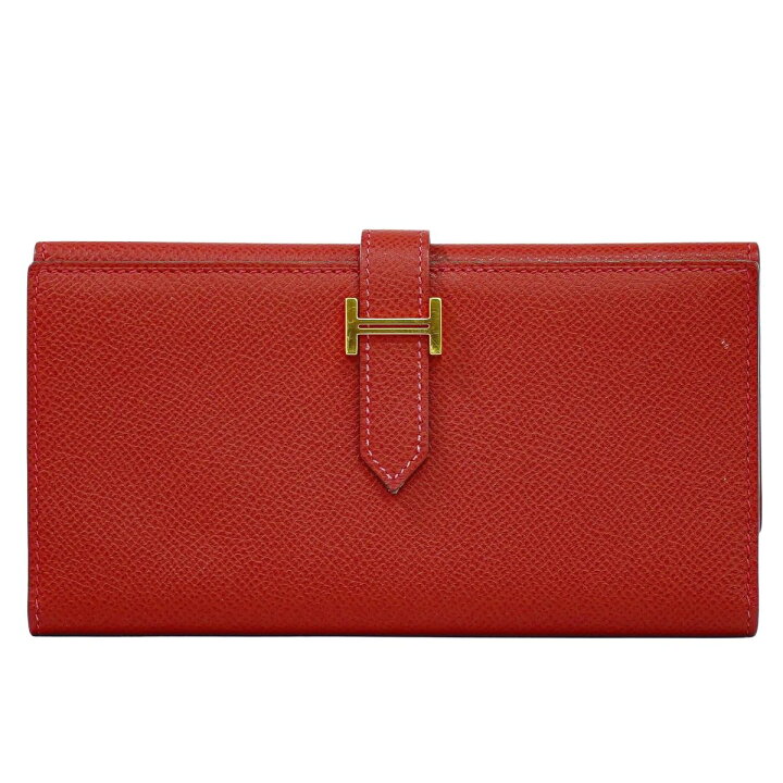 楽天市場】本物 エルメス HERMES ベアン 2PLIS デュプリ 長財布 ロング 