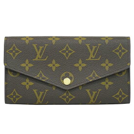 本物 ルイヴィトン LOUIS VUITTON LV ポルトフォイユサラ モノグラム 長財布 ブラウン M62234 ビトン 財布 ウォレット 中古・
