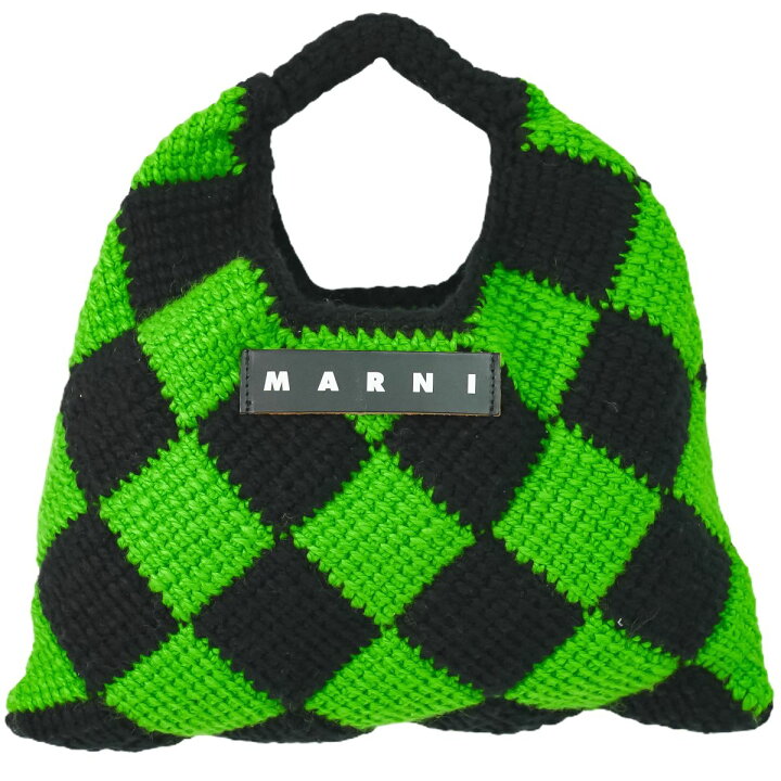 楽天市場】本物 マルニ MARNI ダイヤモンド ハンドバッグ アクリル 