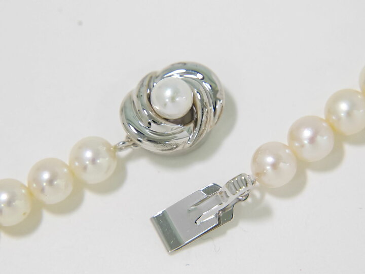 楽天市場】本物 タサキ TASAKI 田崎 パール 6.5-7.0mm SILVER □S刻印 