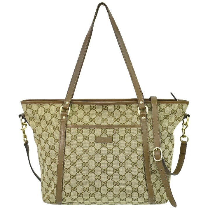 楽天市場】本物 グッチ GUCCI GGキャンバス 2WAY ショルダーバッグ