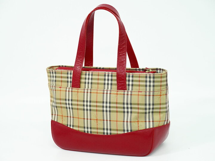 楽天市場】本物 バーバリー BURBERRY ノバチェック チェック トート 