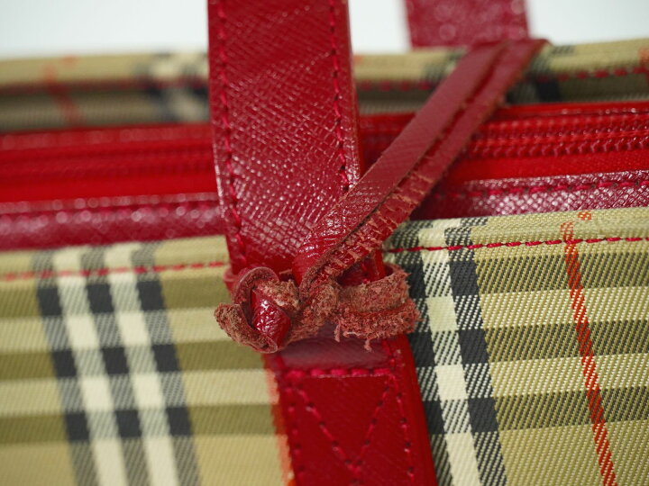 楽天市場】本物 バーバリー BURBERRY ノバチェック チェック トート 