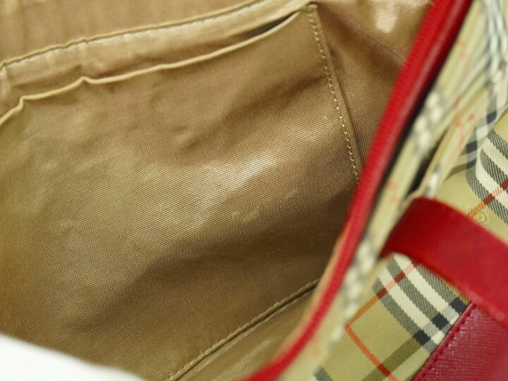 楽天市場】本物 バーバリー BURBERRY ノバチェック チェック トート 