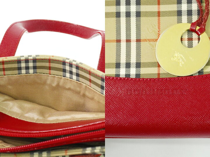 楽天市場】本物 バーバリー BURBERRY ノバチェック チェック トート 