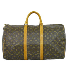 本物 ルイヴィトン LOUIS VUITTON LV キーポル 50 モノグラム ボストンバッグ ハンドバッグ トラベルバッグ ブラウン M41426 ビトン バッグ 中古・