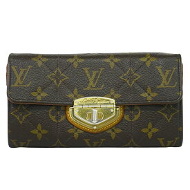 本物 ルイヴィトン LOUIS VUITTON LV ポルトフォイユサラ モノグラム エトワール 長財布 ブラウン M66556 ビトン 財布 ウォレット 中古・