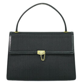 本物 コンテス COMTESSE ホースヘアー ハンドバッグ ブラック バッグ 中古・