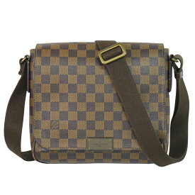 本物 ルイヴィトン LOUIS VUITTON LV ディストリクト PM ダミエ エベヌ ショルダーバッグ ポシェット ブラウン N41213 ビトン バッグ 中古・