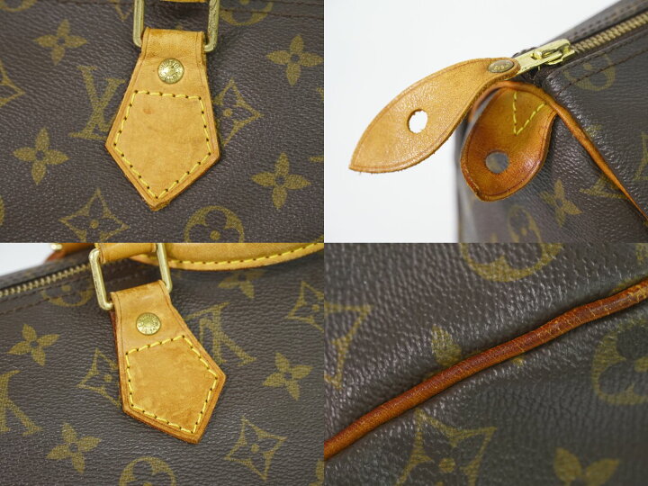 楽天市場】本物 ルイヴィトン LOUIS VUITTON LV 旧型 スピーディ 35  