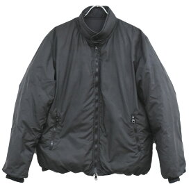 本物 ルイヴィトン LOUIS VUITTON LV モノグラム リバーシブル ダウンジャケット アウター 54 ポリエステル ブラック メンズ 衣類 洋服 中古・