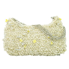 本物 アンテプリマ ANTEPRIMA フィオリトゥーラ ワイヤーバッグ ショルダーバッグ ハンドバッグ ビニール ホワイト バッグ 中古・