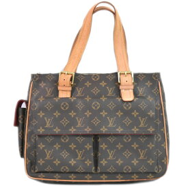 本物 ルイヴィトン LOUIS VUITTON LV ミュルティプリシテ モノグラム ハンドバッグ トートバッグ ブラウン M51162 Multipli Cite ビトン バッグ 中古