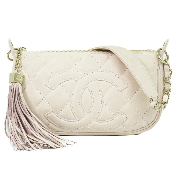 楽天市場】本物 シャネル CHANEL ココマーク マトラッセ タッセル 