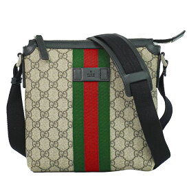 本物 グッチ GUCCI シェリーライン GGスプリーム ショルダーバッグ ポシェット ベージュ 471454 Shelly Line バッグ 中古・