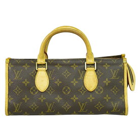 本物 ルイヴィトン LOUIS VUITTON LV ポパンクール モノグラム ハンドバッグ ブラウン M40009 Popincourt ビトン バッグ 中古・