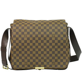 本物 ルイヴィトン LOUIS VUITTON LV ナヴィグリオ ダミエ エベヌ ショルダーバッグ メッセンジャーバッグ ブラウン N45255 ビトン バッグ 中古・