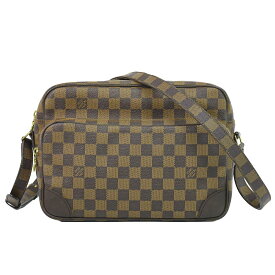 本物 ルイヴィトン LOUIS VUITTON LV ナイル スペシャルオーダー ダミエ エベヌ ショルダーバッグ ポシェット ブラウン N48062 Nile ビトン バッグ 中古・