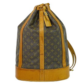 本物 ルイヴィトン LOUIS VUITTON LV ランドネ GM モノグラム ショルダーバッグ ブラウン M42244 Randonnee ビトン バッグ 中古・