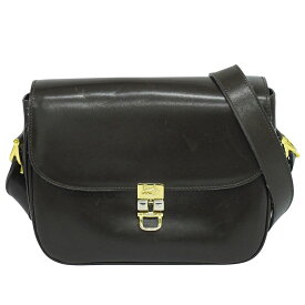 本物 セリーヌ CELINE 馬車金具 ショルダーバッグ レザー ブラウン バッグ 中古・