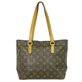 本物 ルイヴィトン LOUIS VUITTON LV カバメゾ モノグラム ショルダーバッグ トートバッグ ブラウン M51151 ビトン バッグ 中古・