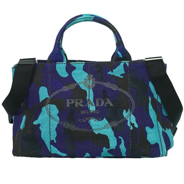 楽天市場】本物 プラダ PRADA カナパ 迷彩柄 2WAY ショルダーバッグ 