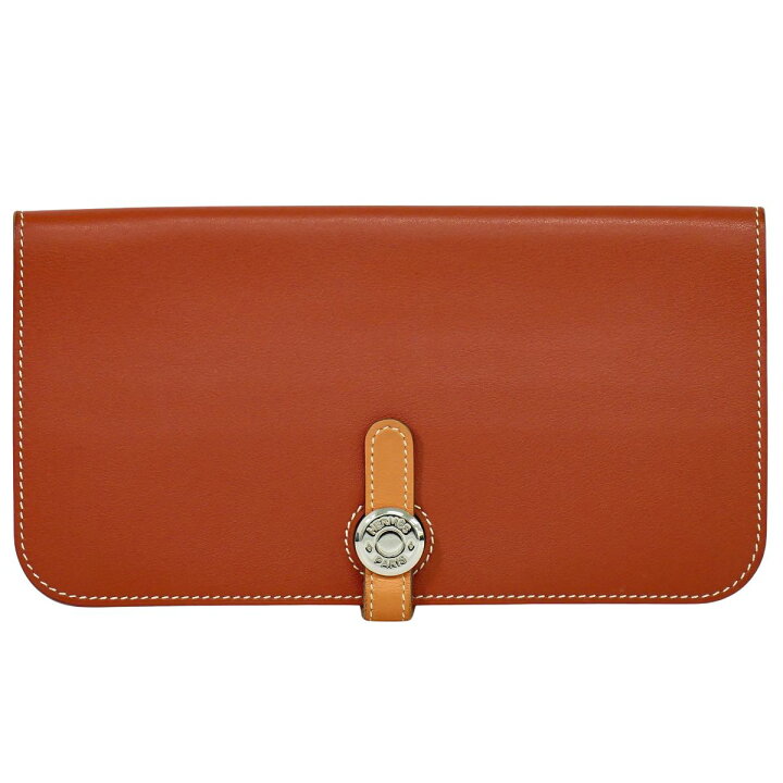 楽天市場】本物 エルメス HERMES ドゴン ヴォースイフト レザー 長財布 