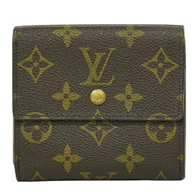本物 ルイヴィトン LOUIS VUITTON LV ポルトモネビエカルトクレディ モノグラム 折財布 ブラウン M61652 ビトン 財布 ウォレット 中古・
