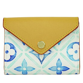 本物 ルイヴィトン LOUIS VUITTON LV バイ ザ プール モノグラム タイル トランプケース ポーチ ラグーン ブルー ホワイト GI1100 ビトン 雑貨小物 中古・